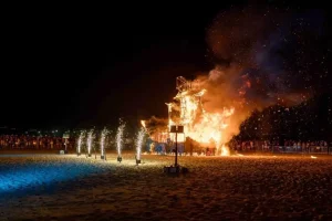fiesta de san juan en nerja