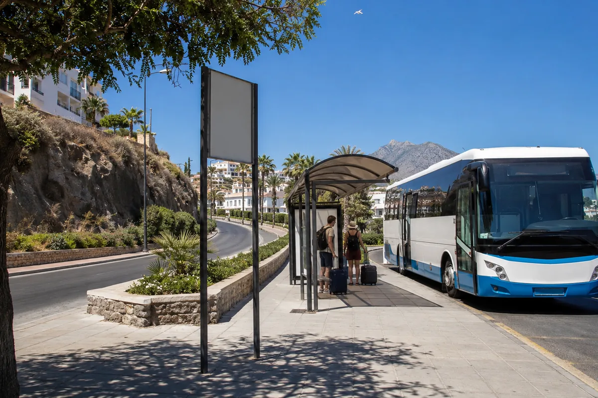 Conexiones de autobús entre Málaga y Nerja
